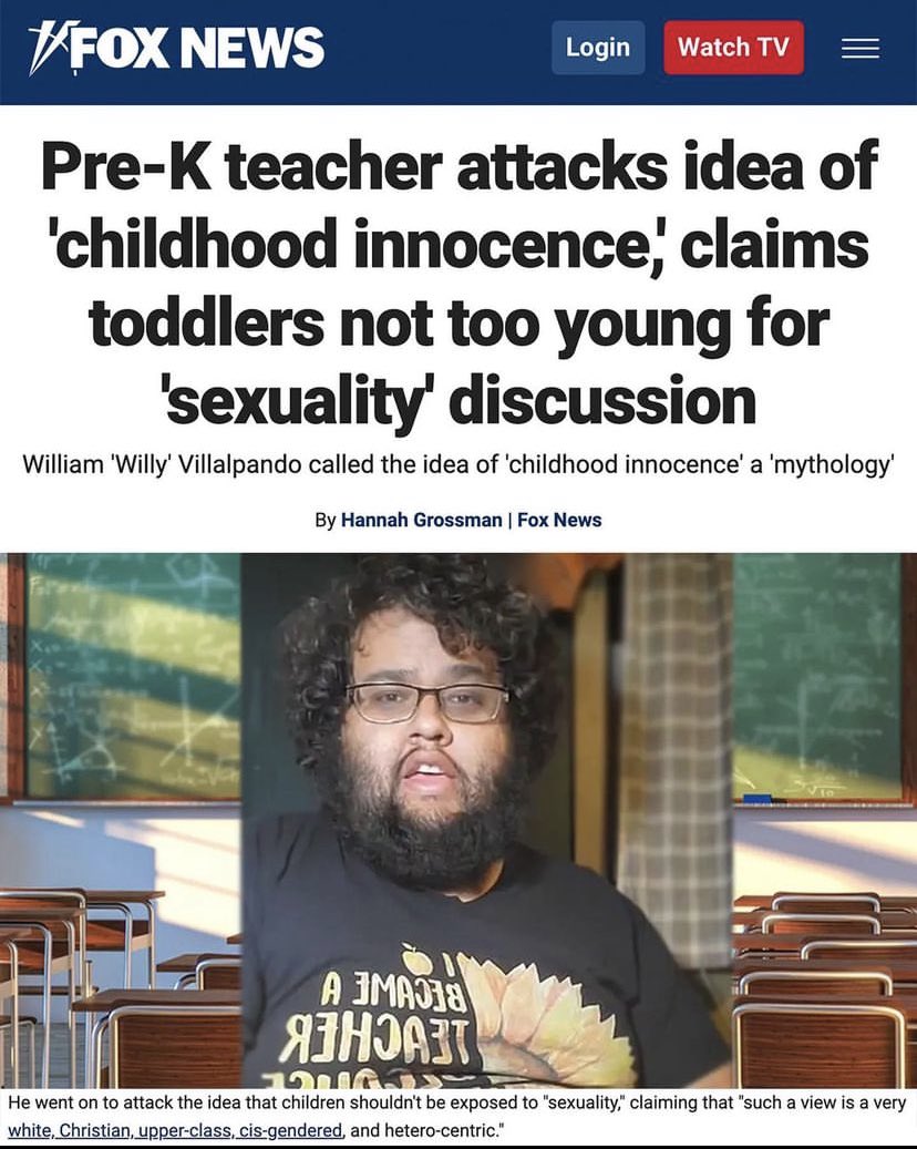 The fact is, today's greatest allies and proponents of pedophilia are leftist gender ideology-indocrinating teachers: #trans #genderaffirming #MAPs