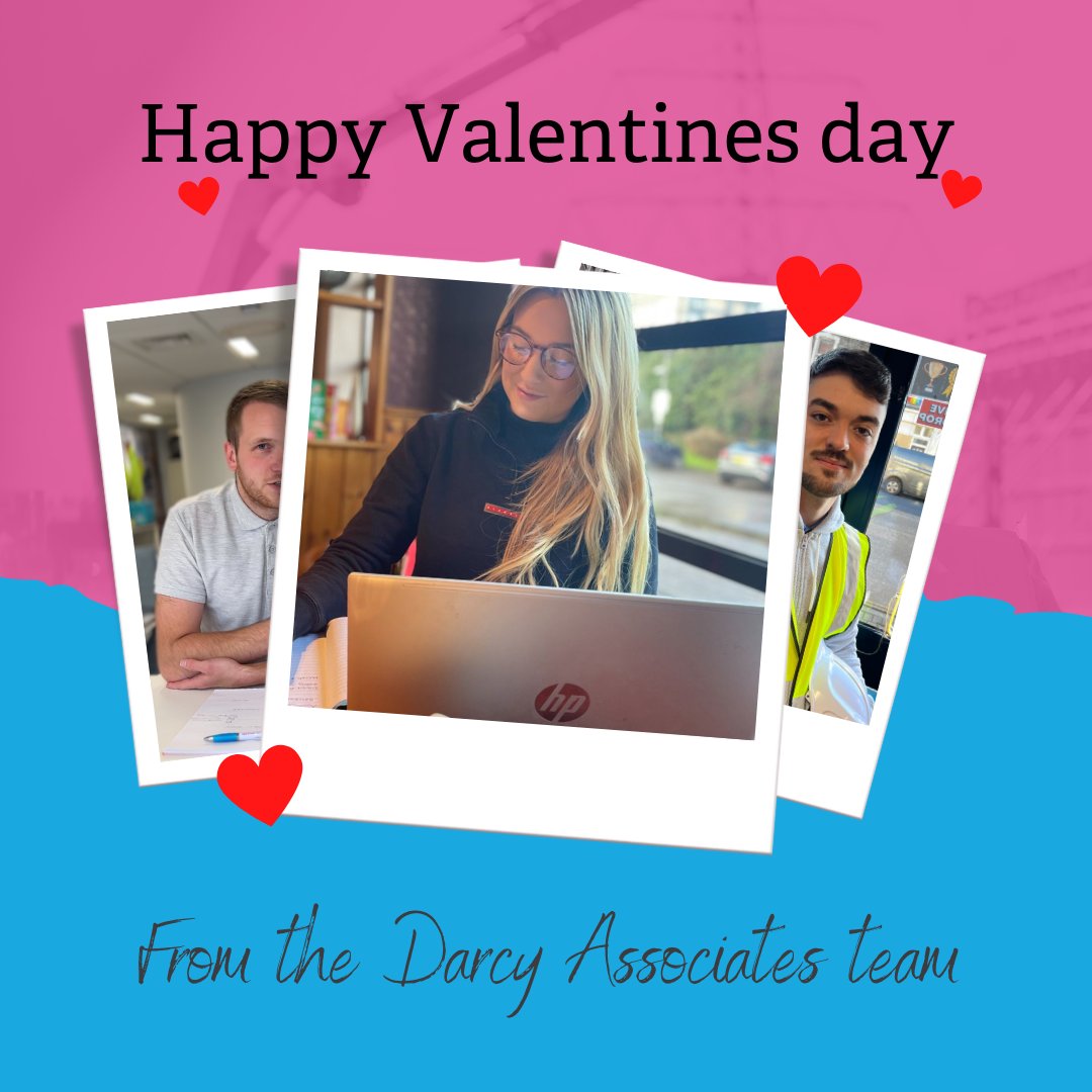 DarcyPeople's tweet photo. Happy Valentines Day From the Team At Darcy Associates!

#DARCYASSOCIATES #BRIDGINGTHESKILLSGAP #DARCYJOBS https://t.co/RGaebHY1uW