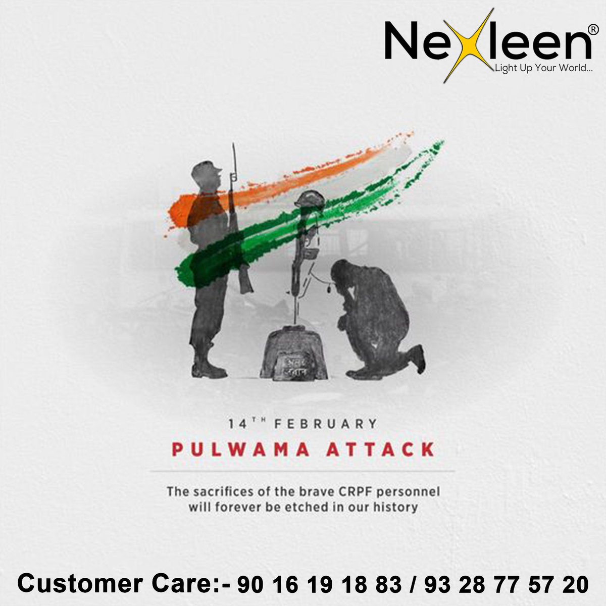 NexleenL's tweet photo. Remembering our Braveheart's of #PulwamaAttack, we will always remain indebted for their supreme sacrifice #blackday

#nexleenlights #PulwamaAttack #BlackDayForIndia #14february #blackday2023 #sacrifice #restinpeace #india https://t.co/FeCb6S7pUz