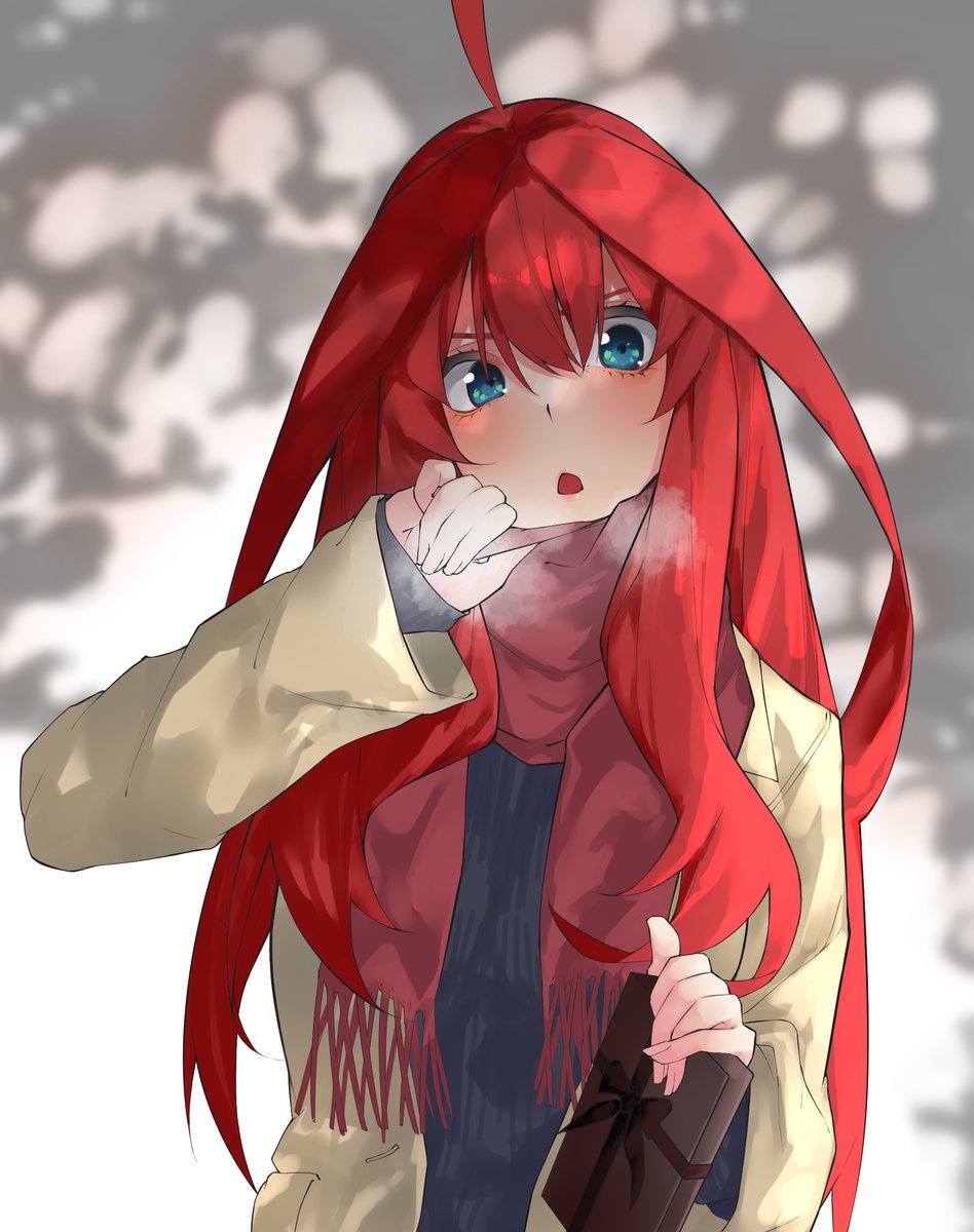 蘭丸さんがTwitterに投稿した中野五月(五等分の花嫁)のイラスト。