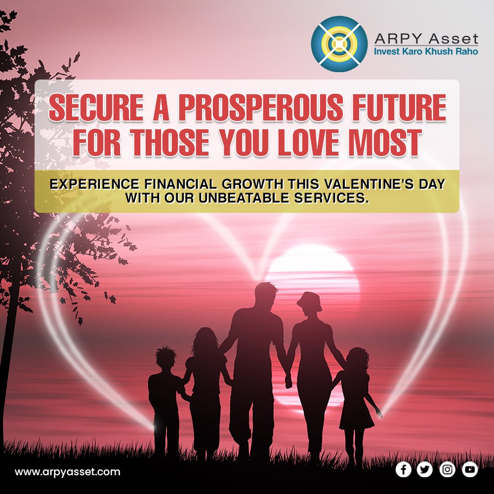 ArpyAsset's tweet photo. 𝑯𝒂𝒑𝒑𝒚 𝑽𝒂𝒍𝒆𝒏𝒕𝒊𝒏𝒆'𝒔 𝑫𝒂𝒚! Show your love by investing in a prosperous future for your family through 𝐀𝐫𝐩𝐲 𝐀𝐬𝐬𝐞𝐭.

For details📞+919733057323 or subscribe https://t.co/8wwWv8jM7p
.
.
#ARPYAsset #investkarokhushraho #sip #investment #happyvalentinesday❤ https://t.co/S9Jvv2lPuu