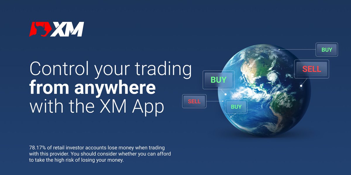 XM_COM's tweet photo. 📲 Enjoy a stand-alone, all-in-one app that will completely free you from your desktop. 
🏆 The award-winning XM App is compatible with MT4 and MT5 on iOS and Android. 
Discover the app ➡️ https://t.co/qvRxlohwnz 
#XM #XMApp #TradingApp #MobileTrading https://t.co/6DPER7kJmZ