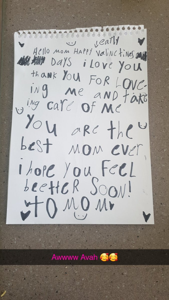 Took one of the triplets to get a holter heart monitor today & was given these #wordsofaffection from 2 of the #triplets #ValentinesDay #loveletters #mumanddaughters #family #feelingthelove