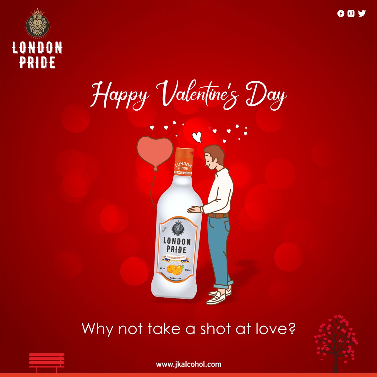 Today is the day to express your love with words and actions. Happy Valentine's Day.
.
.
#jkenterprises #londonpride #londonreserve #jkalcohol #valentines #valentinesweekend #enjoy  #loveyou #couples #MonthOfLove #february14 #happyvalentines #myvalentine #vodkadrinks #TrendingNow