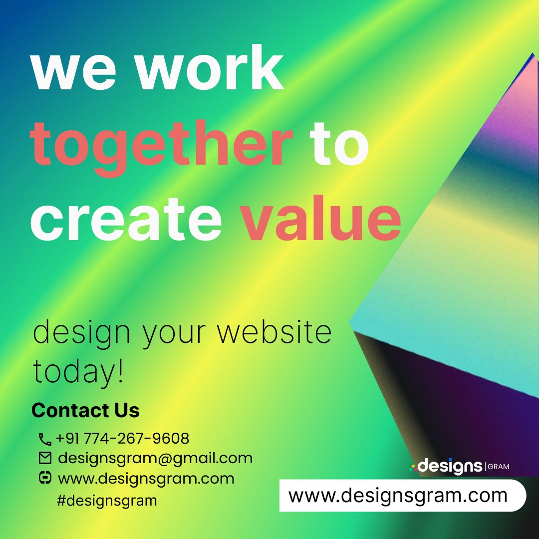 DesignsGram's tweet image. we work 𝐭𝐨𝐠𝐞𝐭𝐡𝐞𝐫 to create 𝐯𝐚𝐥𝐮𝐞!
designsgram.com

#designsgram #hire #hiring #web #website  #websitedevelopment #websitedesign #webdesign #webdevelopment #uiuxdesign #uxdesign #uidesign #brochuredesign #Twitter #tranding  #Daily #news #today #viral