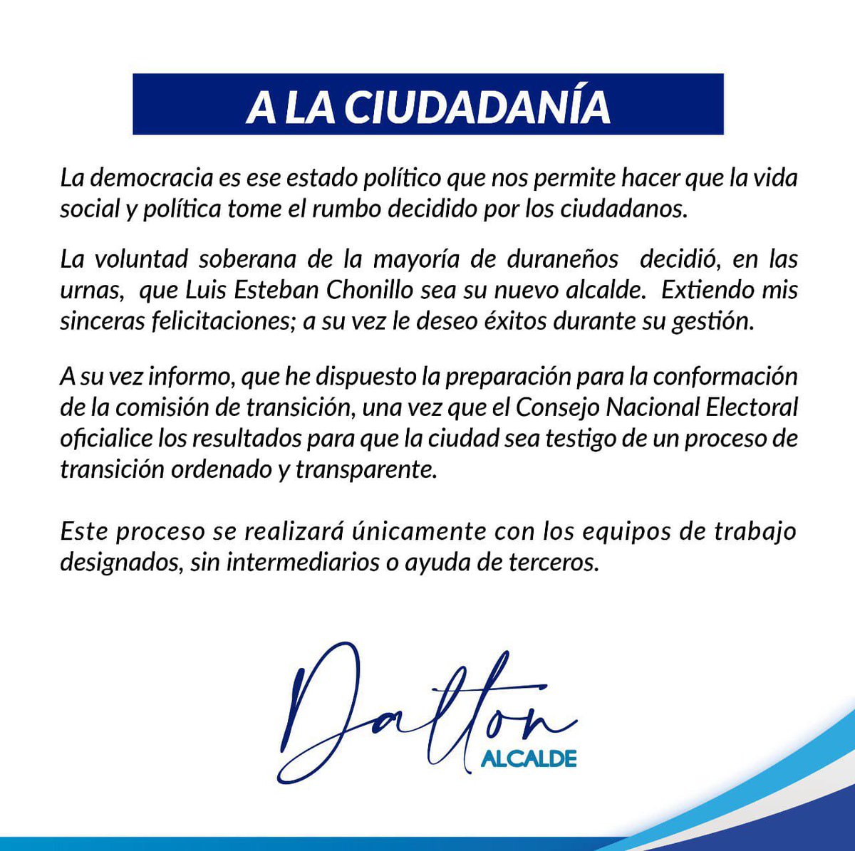 📌 A LA CIUDADANÍA.