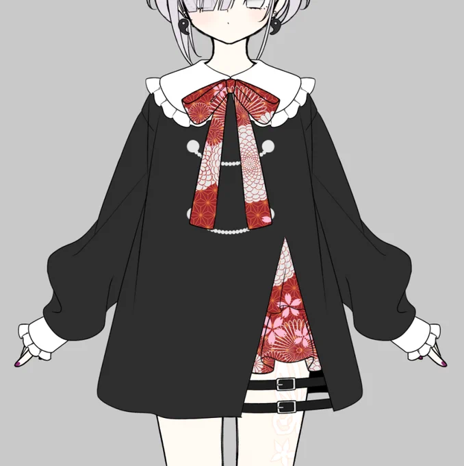 パンクな文化人形って感じがしてちょっと可愛い… 