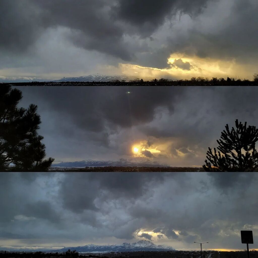 celestialsiesta's tweet photo. Just minutes apart. Storm clouds are always so pretty. #utemountain #cortezcolorado https://t.co/7DhldUv5Gj