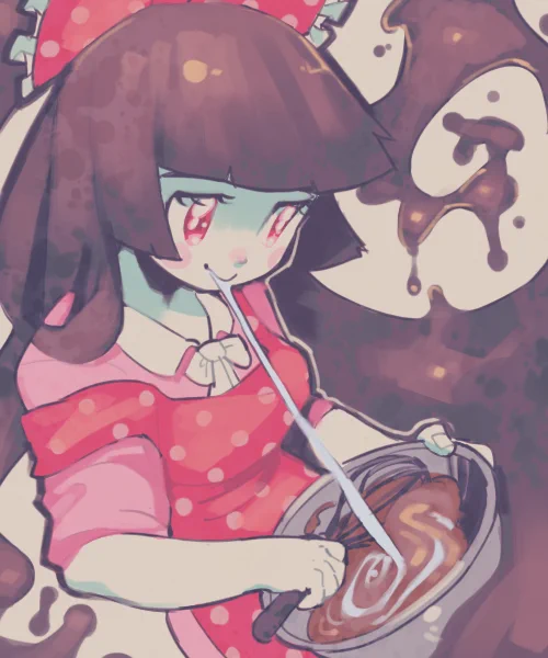 バレンタインの絵8年前の変なのしかない… 