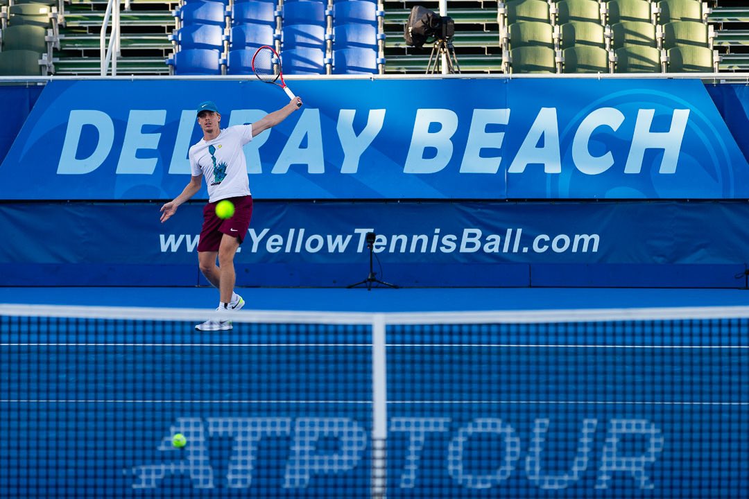 I'm playing my first match at the <a href="/DelrayBeachOpen/">Delray Beach Open</a> on Wednesday, February 15th at 8pm and would love for all the 🇨🇦 in South Florida to come out and support! 
 
Get #DBOpen tickets at yellowtennisball.com

📸 Mauricio Paiz