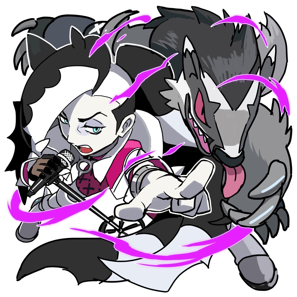 ネズ(ポケモン) 「今年アクキーにします 」|流星のイラスト