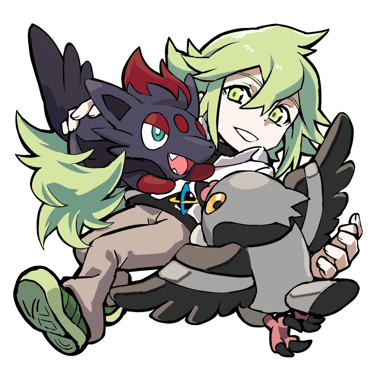 ネズ(ポケモン) 「今年アクキーにします 」|流星のイラスト