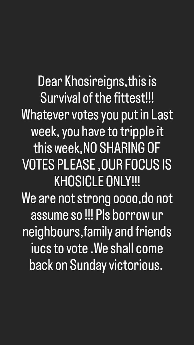 RealKhosiTwala's tweet photo. Click link to vote Khosicle 

https://t.co/heRhoX1Nly…
#votekhosicle 
#BBTitans https://t.co/tJiKTCfXRZ