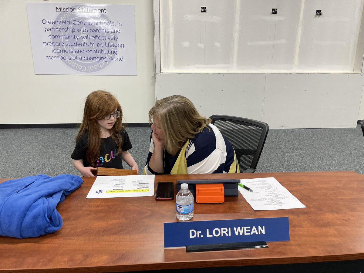 These students did a great job showing the Greenfield-Central School Board what it means to be a Harris student and the prizes they earned for working hard and showing great growth in leadership.  Thanks to Bill Redmon and Lee VanDuyn for the amazing handmade prizes they crafted.