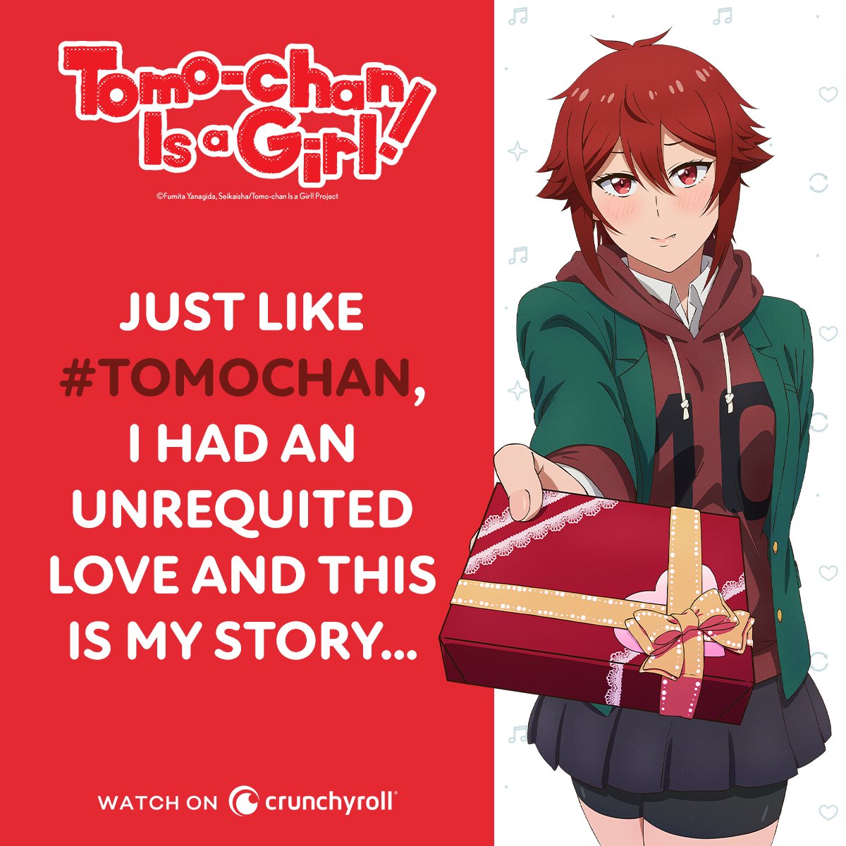 Tomo-chan Is a Girl! O motivo para ela sorrir / Quero ser