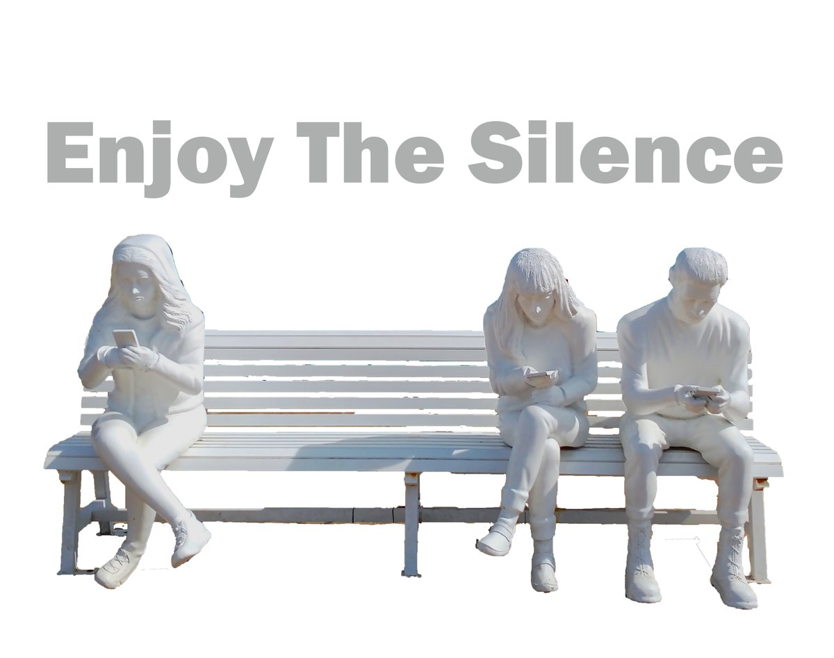 ArtistJuarez's tweet photo. Enjoy The Silence. Texting and Cellphones. Hi-Tech T-Shirt https://t.co/wFRQn6N5M1 via @zazzle https://t.co/sPVIscOd59