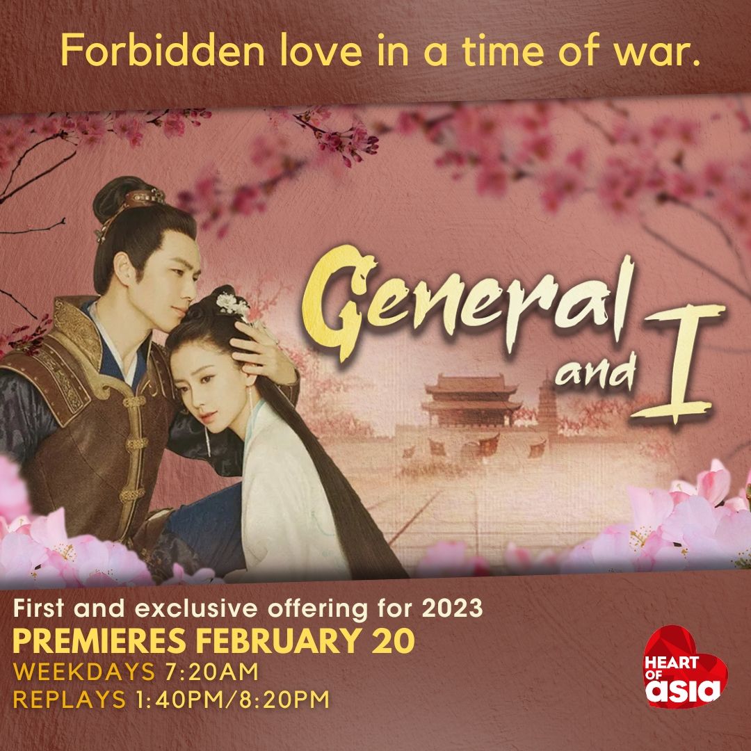 HOAChannelPH's tweet photo. Paano kung ang iyong iniibig ay mula sa kabilang panig? 

Ang una at eksklusibong handog ng #HeartOfAsiaChannel... #GeneralAndI, simula ngayong Lunes! https://t.co/l5iyhWUAO1