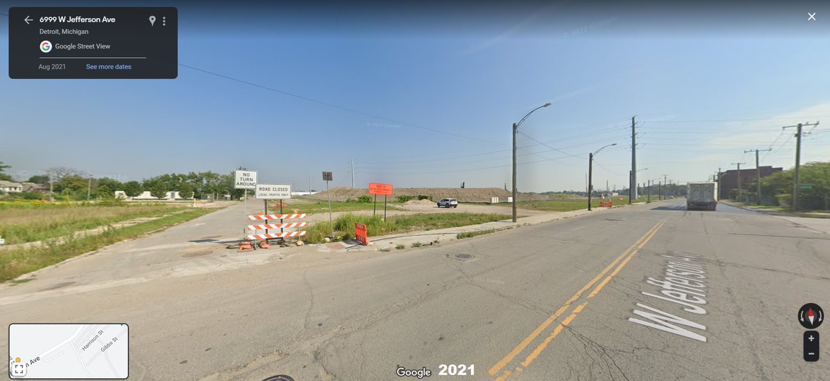 Detroit Street View on Twitter "Detroit, W Jefferson, 1970's2021