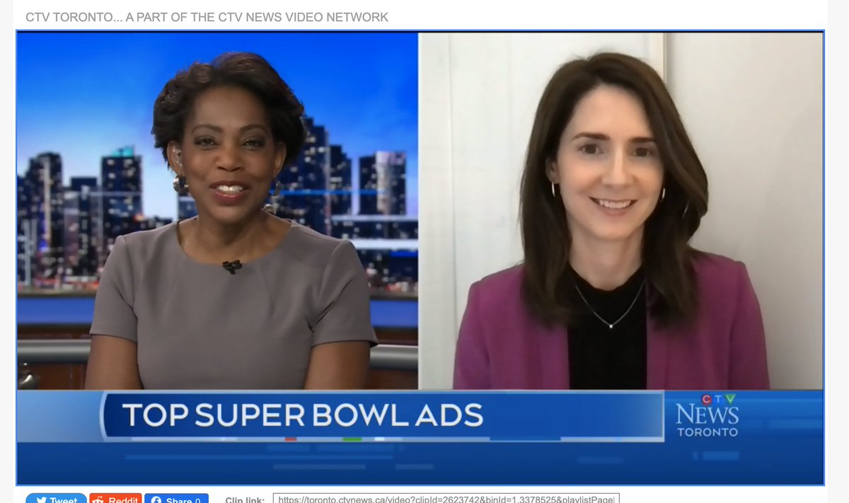 Career highlight talking to #Canadian trailblazer <a href="/andriactv/">Andria Case</a> <a href="/CTVNews/">CTV News</a> talking all things <a href="/YouTube/">YouTube</a> during #SuperBowlLVII.  #Sport, #Creators #ads and <a href="/YouTube/">YouTube</a> at the epicentre of culture - could it get any better? What was your fav #SuperBowl2023 ad?

toronto.ctvnews.ca/video?binId=1.…