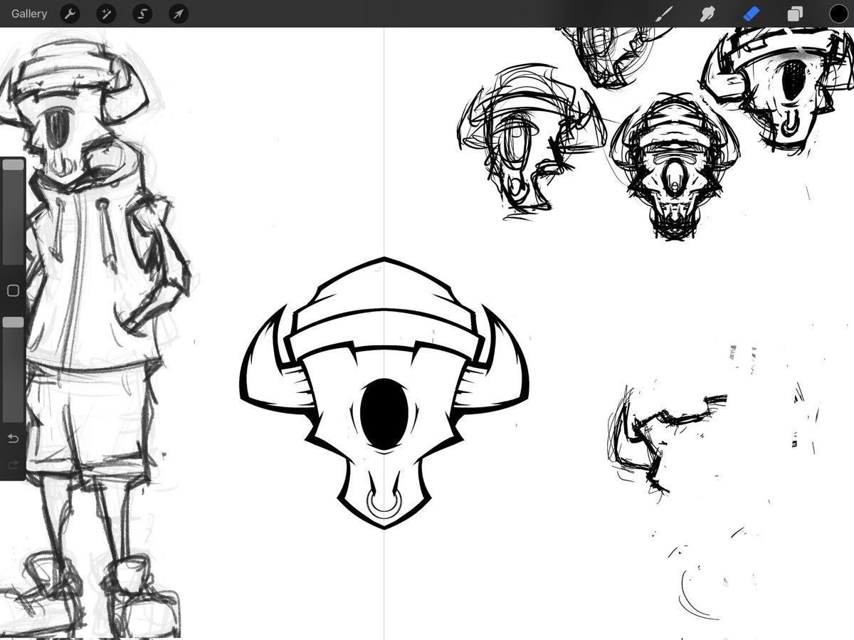 bonedocksnft's tweet photo. Doing a Los re-work. Couple cosmetic changes. Flushing  a few ideas out 🦬☠️

#digitalart #characterdesign https://t.co/5ak9dBvDDL