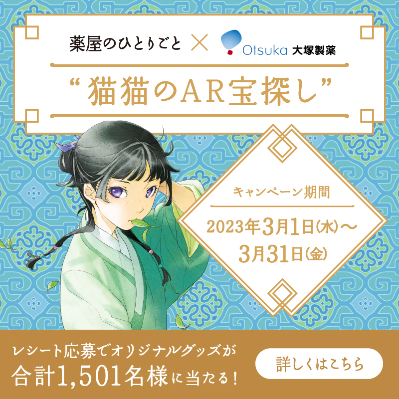 薬屋のひとりごと 大塚製薬 宝探しキャンペーン クリアファイル 当選通知付き 薬屋のひとりごと 大塚製薬 宝探しキャンペーン クリアファイル