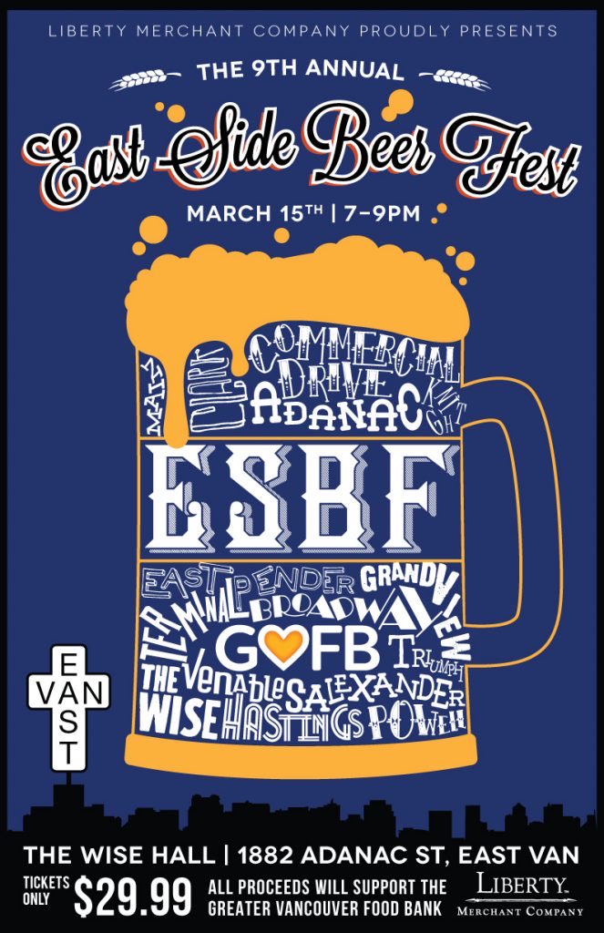 #Beer + #support for the @VanFoodBank ?  Uh - yes Pls!! @wisehall @LibertyMerchant #givingfeelsgood #beerwithfriends #EastSideRocks #SeeYouThere