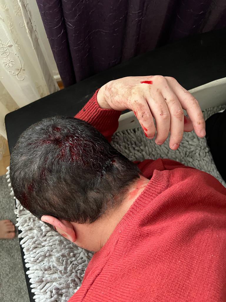 OrkhanAghayev05's tweet photo. I no longer feel safe in Germany.  Aliyev's regime terrorized me twice in Berlin.  They know where I live, the German government does not take any measures, my family and children are in fear. @JalilzadeManaf @Europarl_DE @amnesty_de @tagesschau @polizeiberlin @ReporterOG @POTUS https://t.co/Wp7B7zBCXy