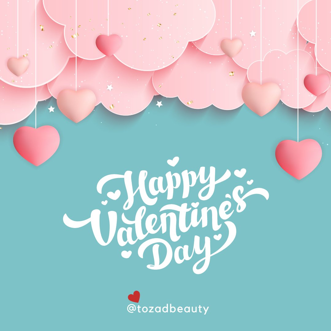 tozadbeautyin's tweet photo. TOZAD Beauty wishes all beautiful and loving people on this beautiful planet a Happy Valentine's Day.
#valentine #valentines #happyvalentinesday #happyvalentinesday #happyskin #skinloving #organicskincareproducts #naturalskincareproducts #acnetreatment #pimples #pigmentation https://t.co/WfR81ItGfe