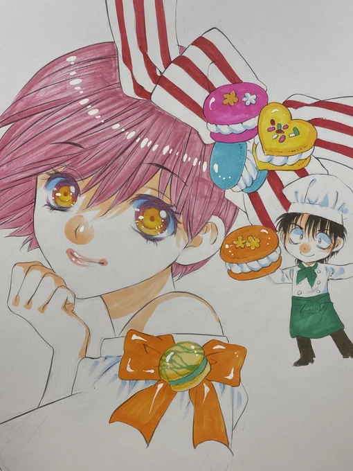 ハッピーバレンタイン!チョコじゃないけどバレンタインにはマカロンも人気だよね 