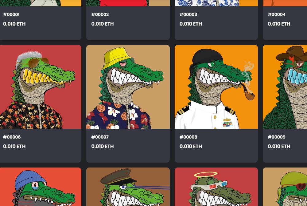 RAlligators's tweet photo. FIRST ALLIGATORS AVAILABLE! 🐊
Go check them out now🔥
Link in bio!
#NFTs #NFTCommunity #NFTartist https://t.co/wnLbfszSlA