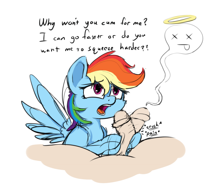 firenhooves's tweet photo. Rainbow Dash gives her first hoof job. https://t.co/C8lfxQKBMk