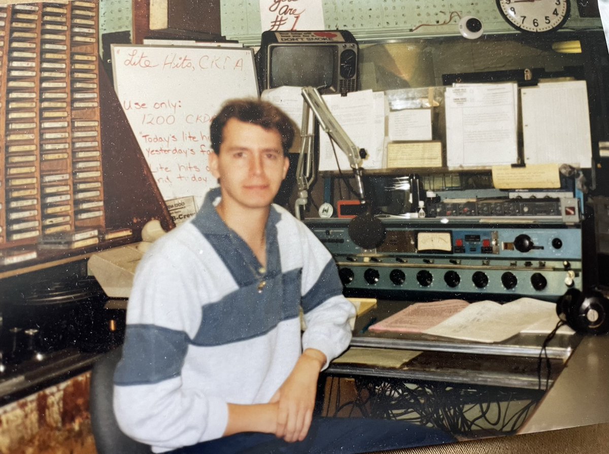 #NationalRadioDay CKDA in Victoria a looong time ago