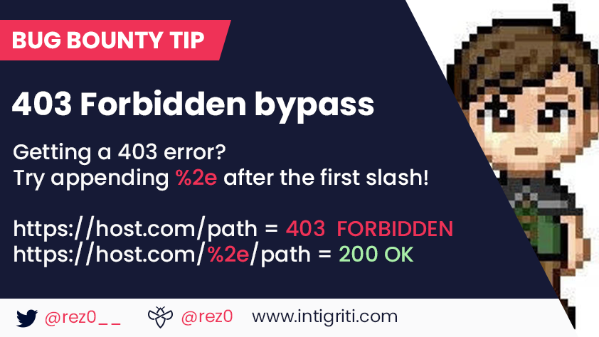 NinadMishra5's tweet photo. Some #bugbounty hunters made over €50.000 in bug bounties with this simple trick. 🤑 Thanks for the #BugBountyTip @rez0__ 

credits: @intigriti https://t.co/frPnMZHShV