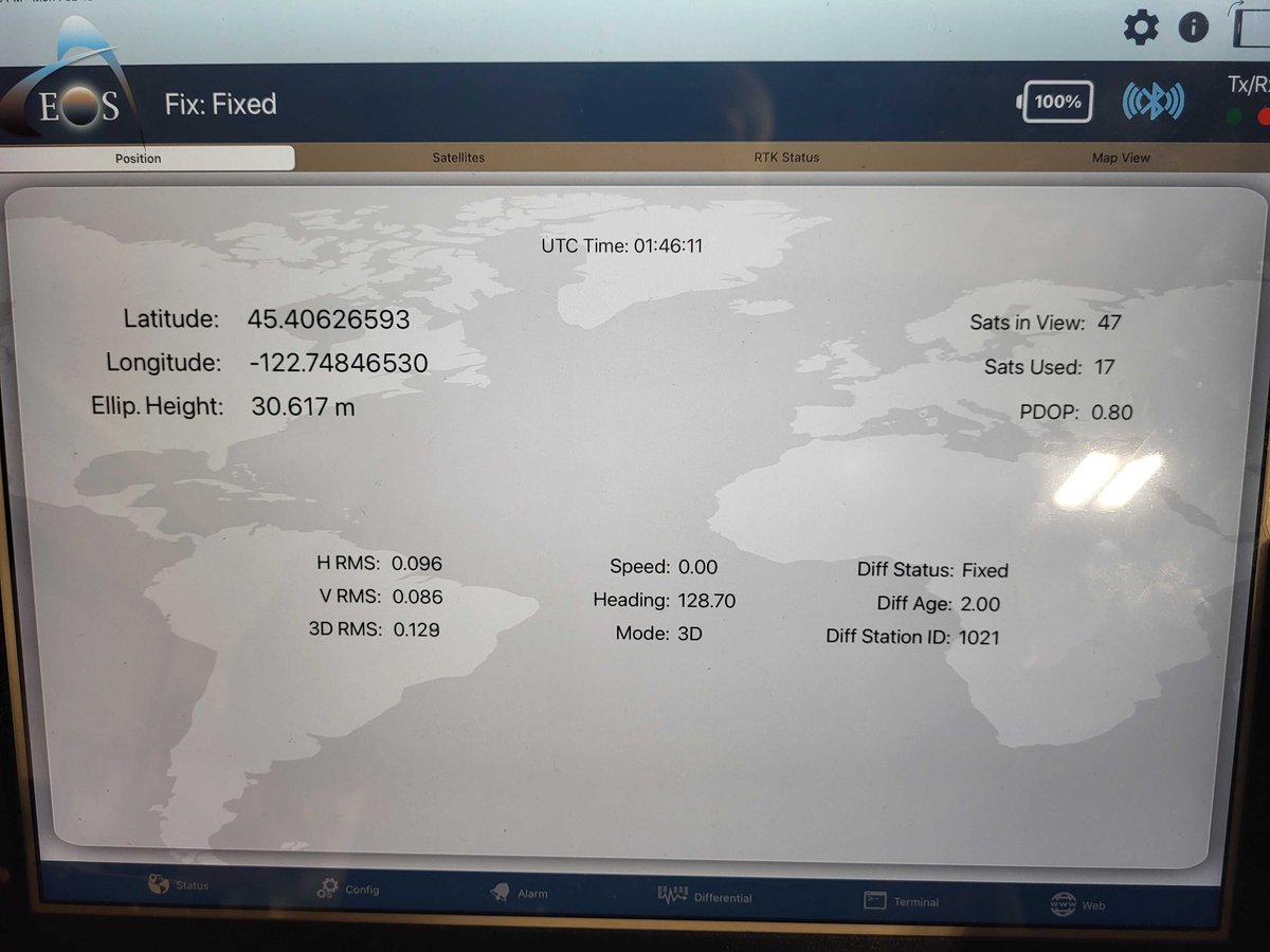 GPSGIS_Eric's tweet photo. Galileo Worldwide High Accuracy Service (HAS) is working! 

Broadcast from all Galileo sats instead of a geosync satellite like others

10cm horizontal reported. I'll test convergence and compare against truth next couple of days. 

@esa @EU4Space #GNSS #GIS #GPS #Galileo @Esri https://t.co/pTiCCOHZ9H