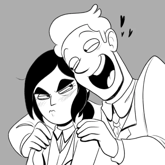 Breagan @sadelionne 
Genzuko @gatorgelly 
Soriel @Jonsei93 

I wanted to draw the other ships but my time is limited ;w; Sorry.

Happy Valentine's day! 
(4/4). 