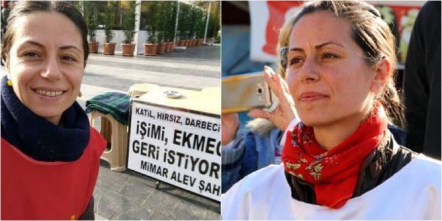KarsiGazete's tweet photo. Kalitesiz beton kullanan firmalara ceza kestiği için işten atılan ve işine geri dönmek için yaptığı eylemler sonunda hapse atılan Mimar Alev Şahin’i de unutmayalım… https://t.co/ZGgsk5TNp4