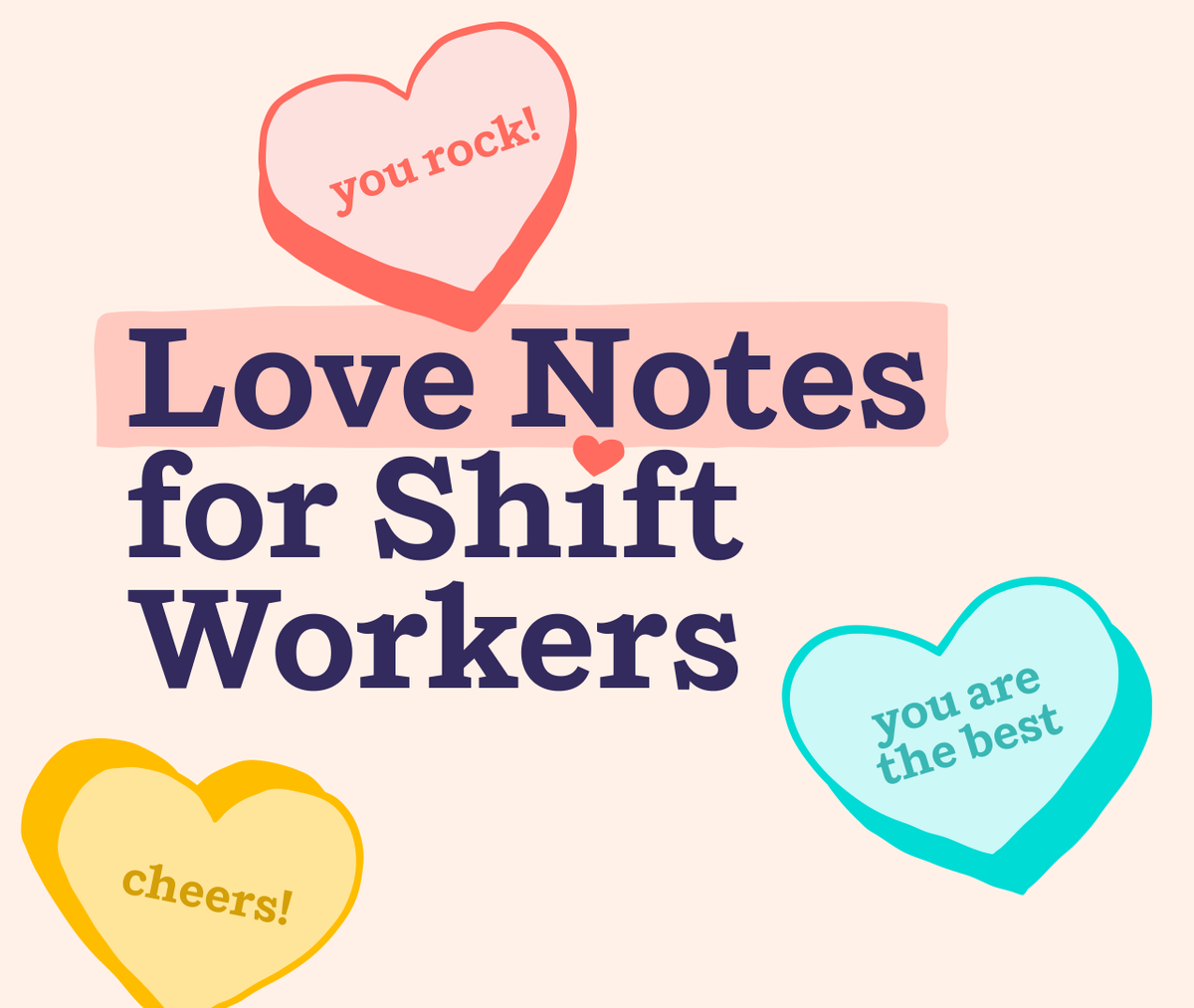 deputyapp's tweet image. Roses are red,
Violets are blue,
We can’t thank you enough
For all that you do! 🫶

In honor of #ValentinesDay, we wanted to show some love for the #shiftworkers and teams who make our communities what they are.

#LoveNotesforShiftWorkers #ShiftWorkForward