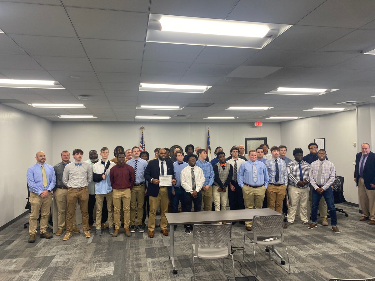 Xander Axelberg (@xanderaxelberg) on Twitter photo The WCHS Vikings were recognized tonight at the February Columbus County School Board Meeting tonight for winning the NCHSSA 1A DeerPark Team of the Year tonight. Proud to be apart of a historical season and appreciate all my coaches and teammates.
<a href="/lamontewmson/">Coach La Monte Williamson</a> <a href="/WCHSVikingsfb/">West Columbus High School Football Team</a> The WCHS Vikings were recognized tonight at the February Columbus County School Board Meeting tonight for winning the NCHSSA 1A DeerPark Team of the Year tonight. Proud to be apart of a historical season and appreciate all my coaches and teammates.
<a href="/lamontewmson/">Coach La Monte Williamson</a> <a href="/WCHSVikingsfb/">West Columbus High School Football Team</a>