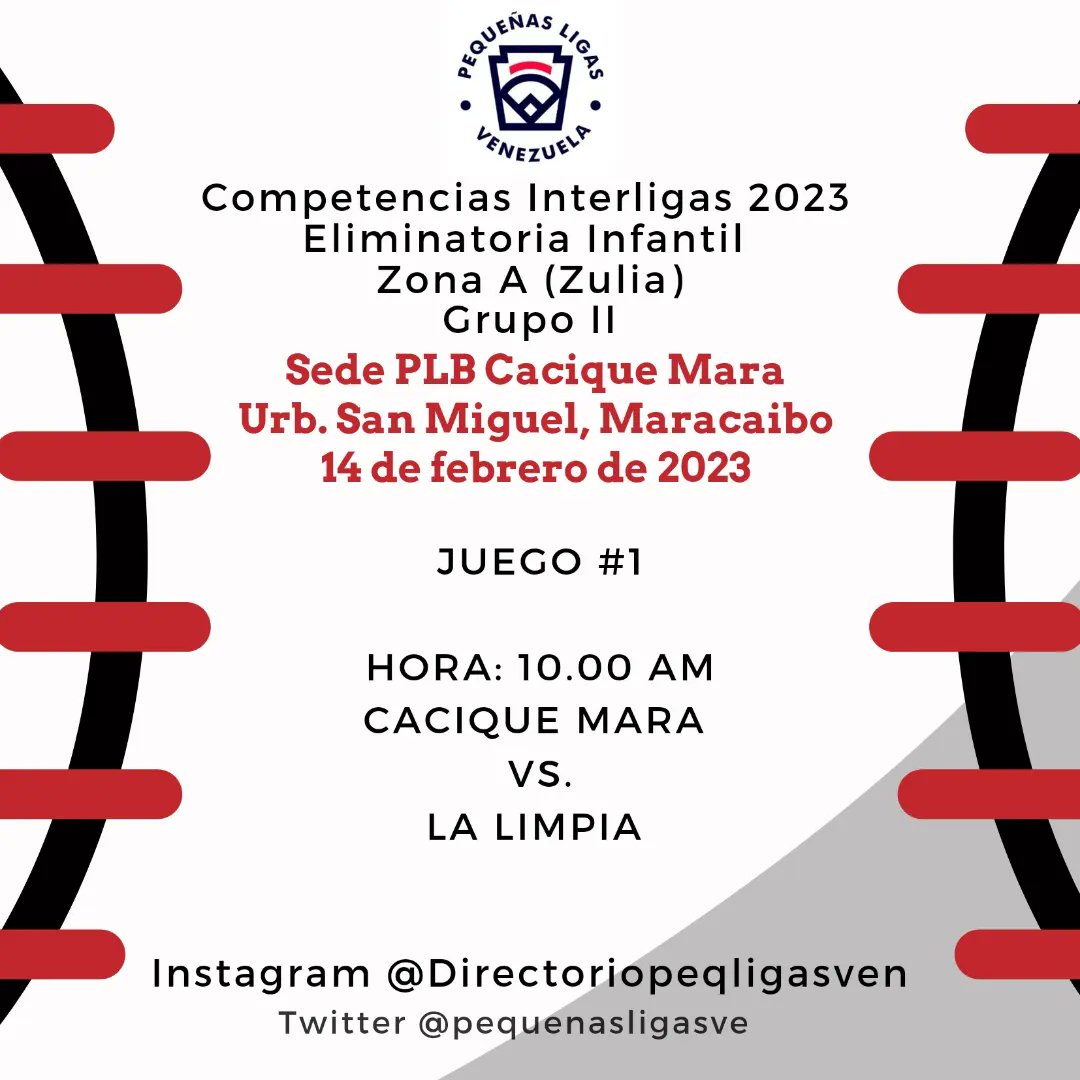 pequenasligasve's tweet photo. La infantil inicia el recorrido para el Latinoamericano

Comienzan los Interligas de la categoría reina de las Pequeñas Ligas de Béisbol con el objetivo de buscar los elencos que verán acción por Venezuela en el Latinoamericano que se efectuará en Maracaibo del 1 al 9 de julio https://t.co/Cxva0k6ez2