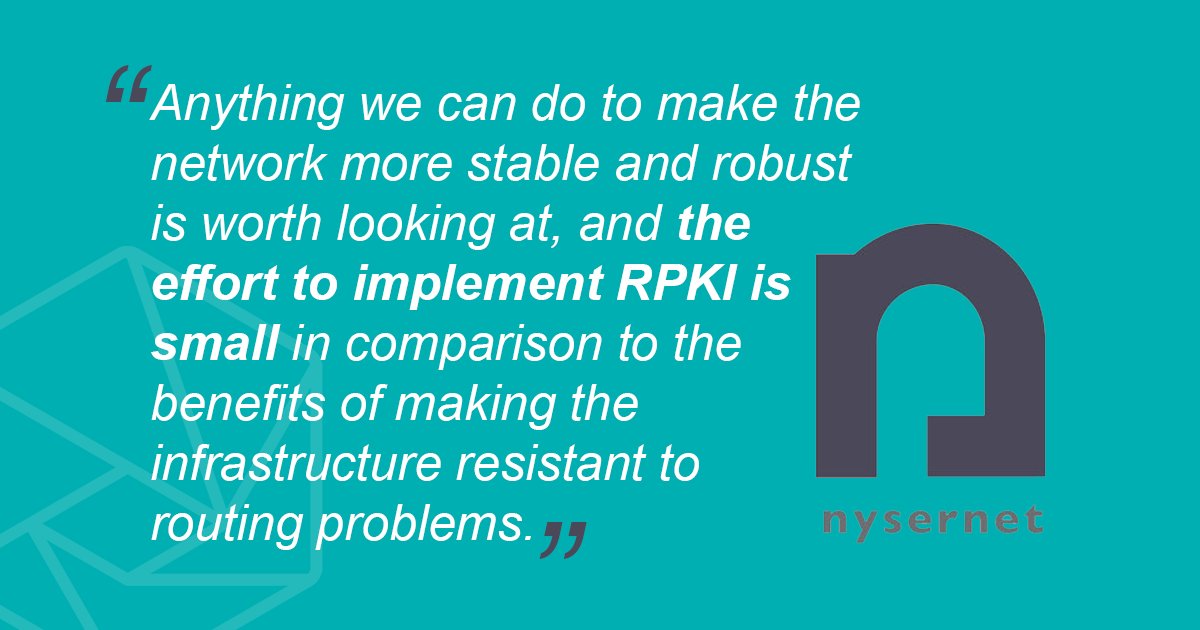 RoutingMANRS's tweet photo. RPKI Deployment Case Study: @NYSERNet
https://t.co/hM4TAWvmoa
#ProtectTheCore #RoutingSecurity #RPKI https://t.co/yPGFjV0ZHh