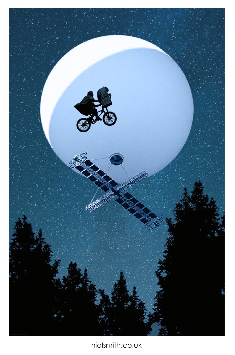 NialSmith's tweet image. Nothing to see here... #spyballoon #ET #flyingobjects
