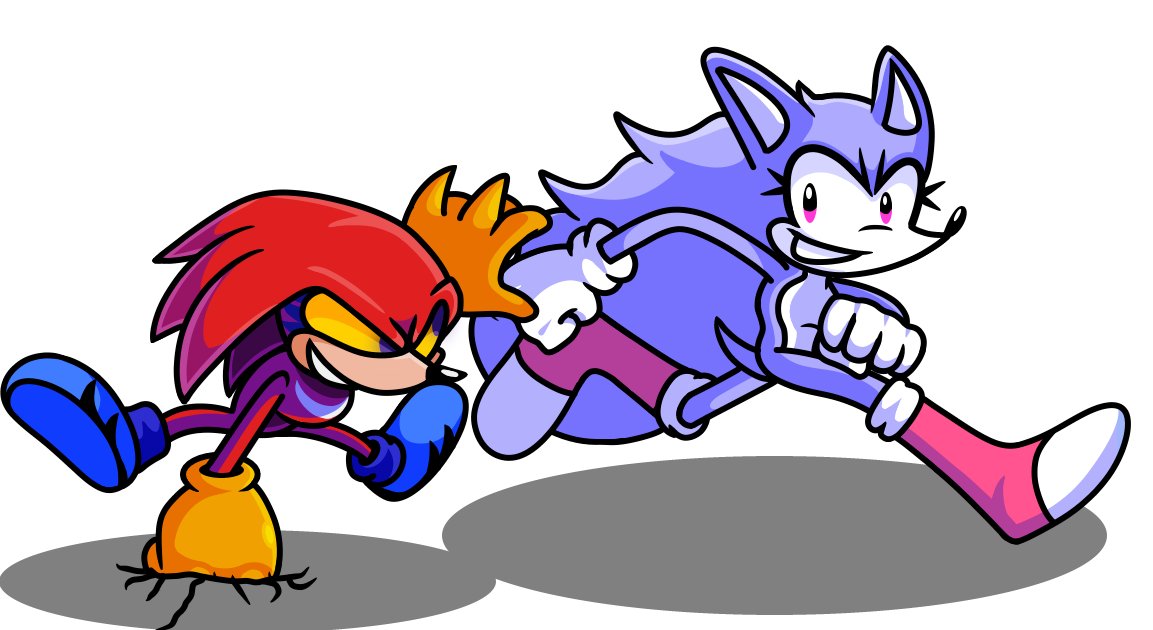 norsqueno's tweet photo. A friendly race with Wacky &amp; Deex (Knuckles) It was quite a hassle to color Wacky being so confusing with so many design changes in a row, hehe
Wacky By: @danicorelove #sonicexe #sonicexeoc #Exetwo #Wacky https://t.co/htjuuk6b0K