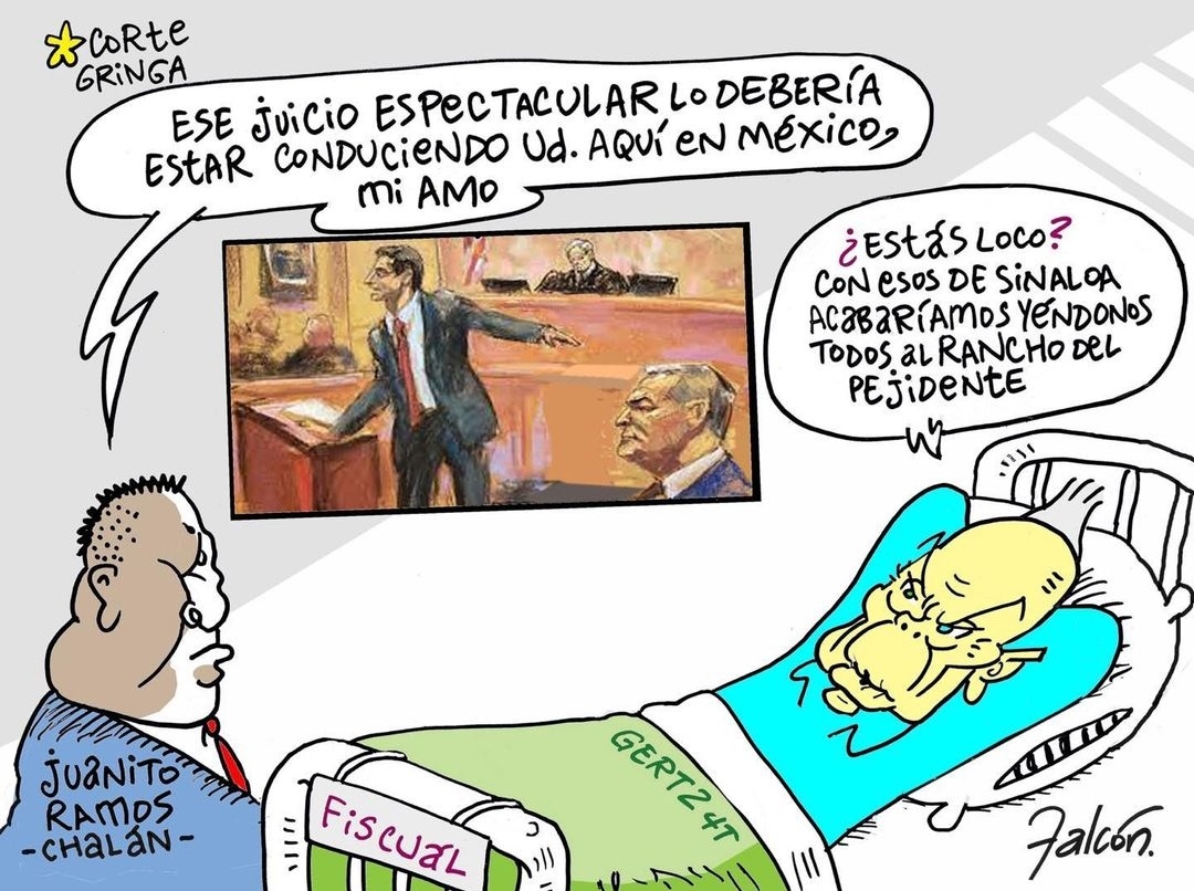 Controversial de a madres el chou, que diga, el juicio de García Luna.

Puras vergüenzas, allá y acá. Por cierto... ¿Y el #FiscualGertz? ¿Donde quedó el magnate?

#GertzManero
#GertzManeroCriminal
#GertzManeroCorrupto
#Gertz