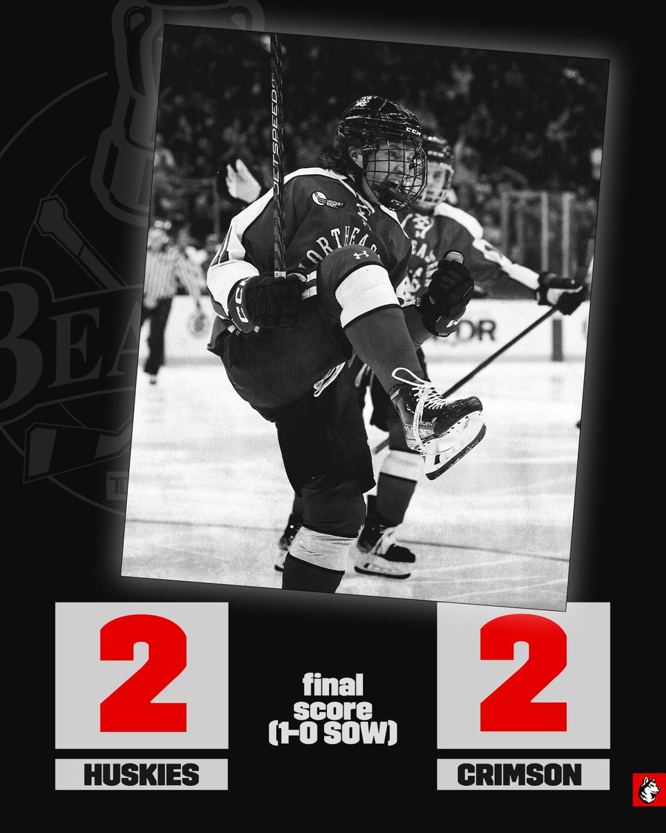 GoNUmhockey's tweet image. Honey, the Beanpot is coming home! 

#HowlinHuskies