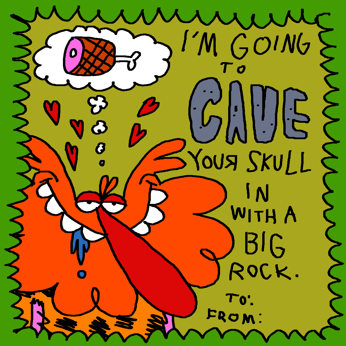 GabaghoulComics's tweet photo. This Valentines Day, show that special someone you care using MILES JOHN™ BRAND SAINT VALENTINES DAY CARDS.
(Warning: cards may or may not actually exist) https://t.co/5TwhDifiHC