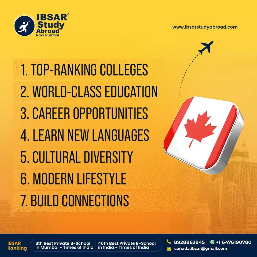 ibsarcanada's tweet photo. Every year, Canada welcomes hundreds of thousands of international students from around the globe. When you study in Canada, you invest in your future. 
#ibsar #ibsarnavimumbai #ibsarstudyabroad #indianstudents #studyincanada #studyabroad #canada #ielts #immigration #studentvisa https://t.co/5qOTiFHRWY