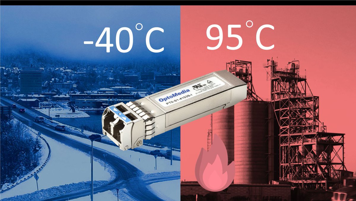 omctech's tweet image. OMC TECH S-grade fiber module can support your industrial networking devices under wider operating temperatures, -40°~ 95° Celsius.
You don't need to spend time and effort to sort the regular fiber module.
Please get in touch with sales@omctech.com.
