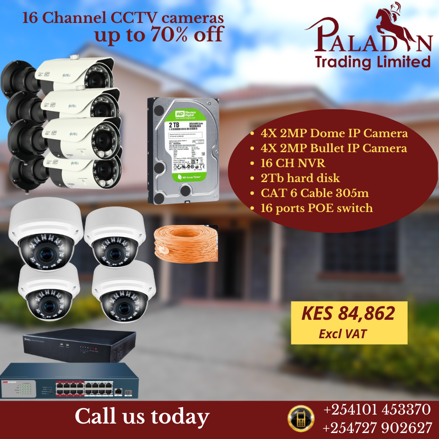 paladin_trading's tweet photo. One of the basic functions of CCTV is monitoring, recording and storing footage of the activities within its location for future reference. Amazing CCTV deals still ongoing. Talk to us today. #paladintrading #security #cctvcamerasystem #CCTVCamera #CCTVSecurity #CCTVFootage https://t.co/OcrqqZfjO3