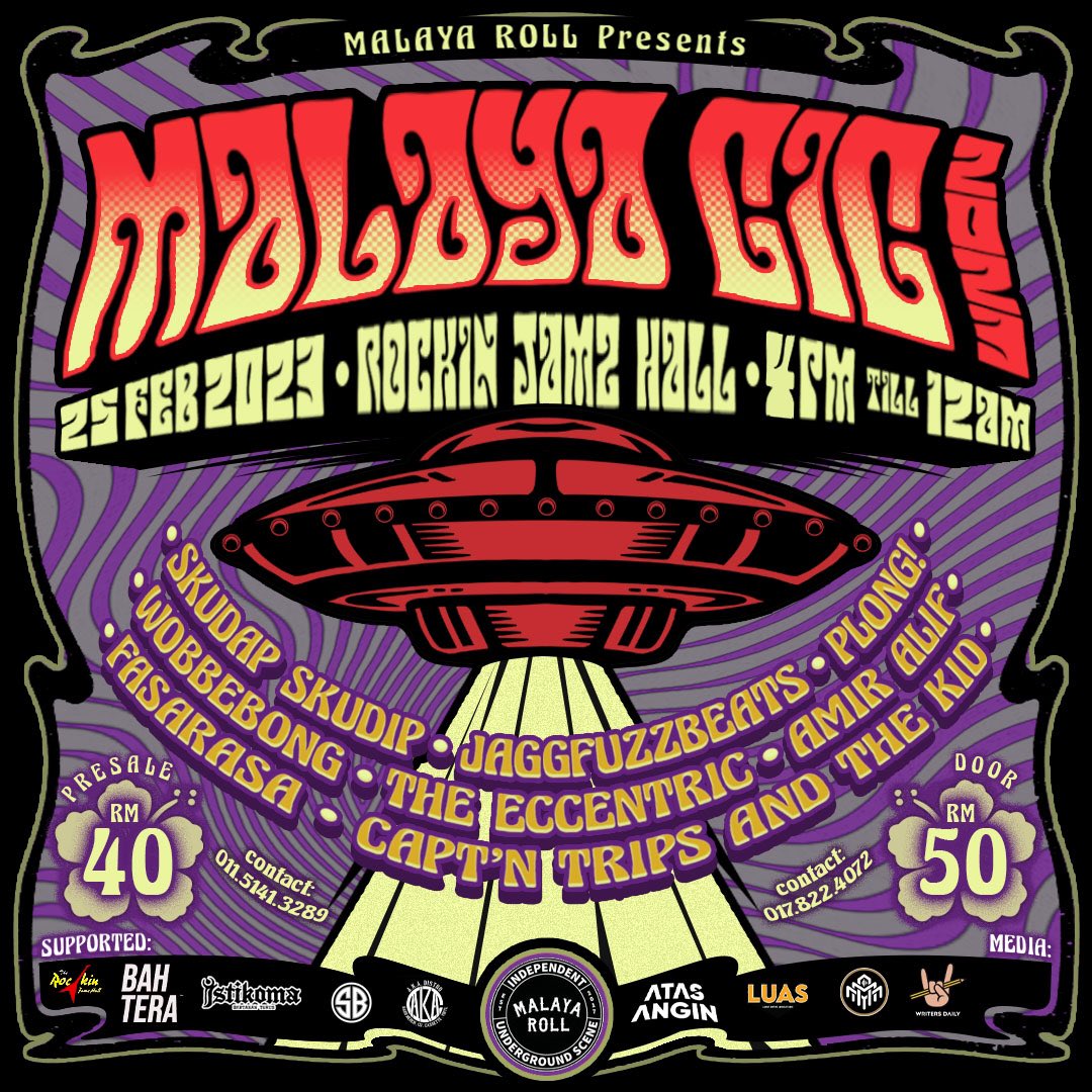MalayaRoll's tweet photo. Kami perkenalkan @fasarasarasmi di Malaya Gig 2023!

Band yang membawakan genre muzik Jazz Nusantara. Jangan lepaskan peluang untuk menikmati persembahan mereka nanti.

Sebelum korang layan persembahan live mereka, Jom stream single "Bangunlah" di Youtube dan Spotify. https://t.co/9GNP9T1nDg