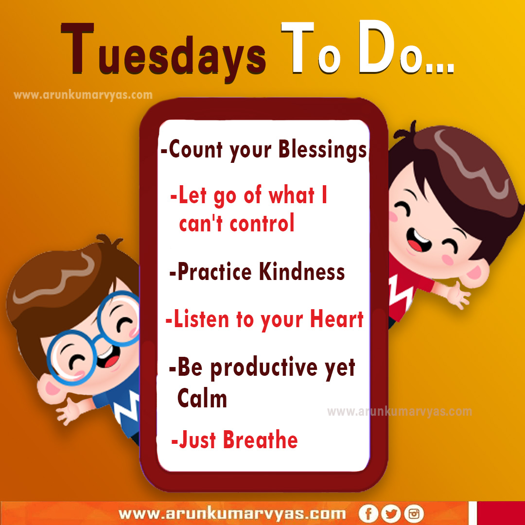 Arunastrology's tweet photo. Tuesdays To Do...
#arunkumarvyas #astrology #vyascard #tuesdaymotivation #tuesdaytodo #tuesday https://t.co/giDq4iU2a7